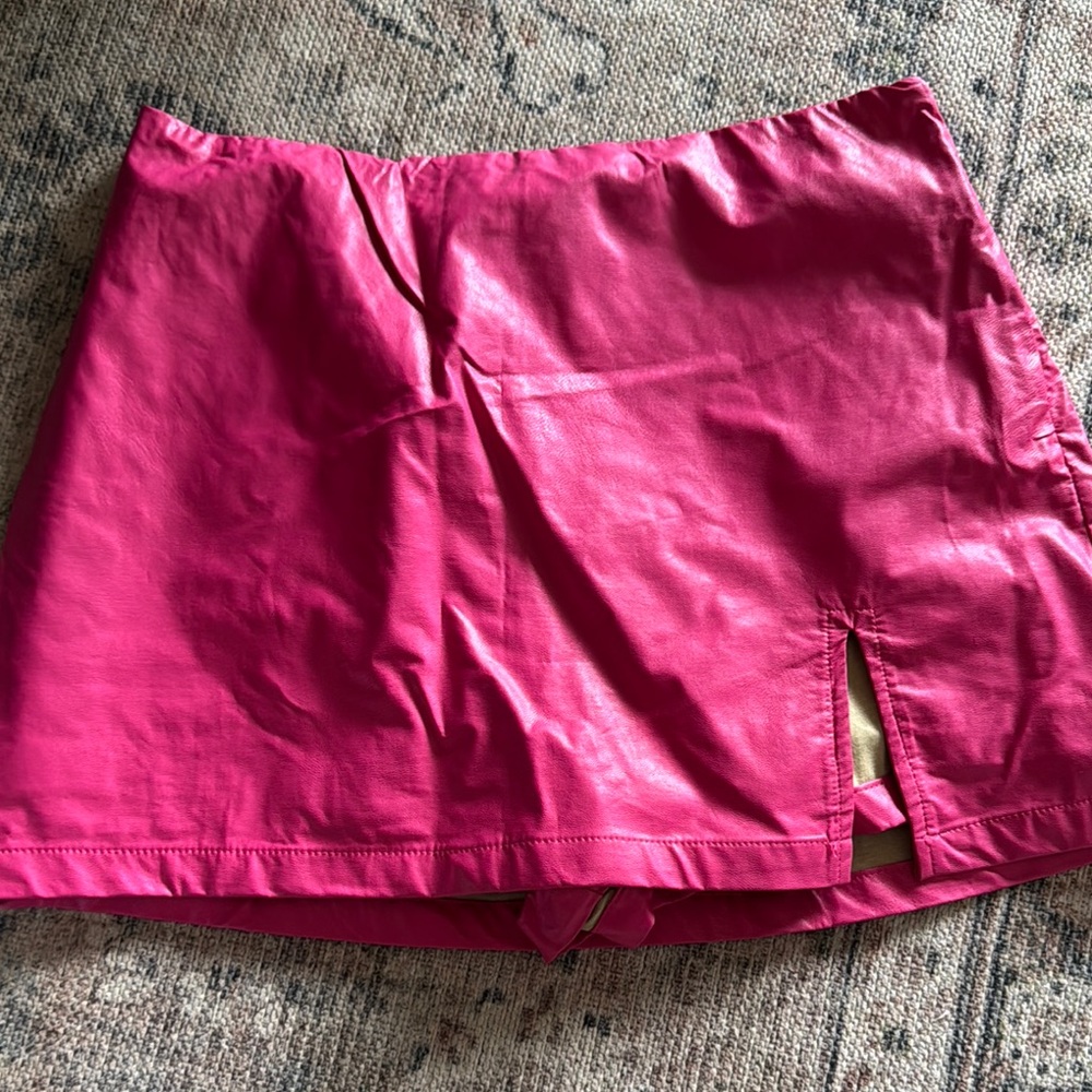 Cotton Candy Pink Mini Skirt